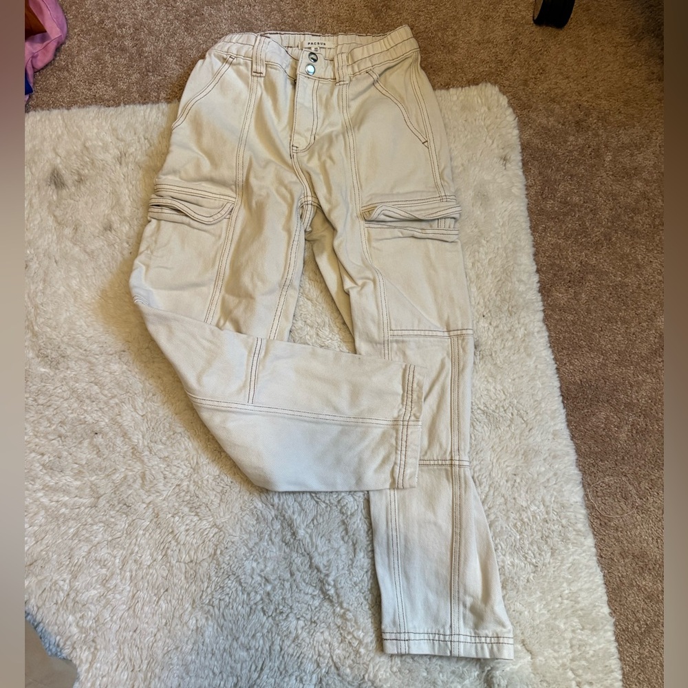 PacSun beige cargo pants